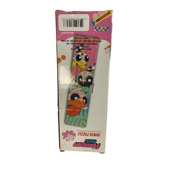 New Powerpuff Girls 50 piece puzzle Tower Puzzle 5 in x 18.8 in Ages 6+ - Picture 2 of 3